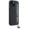 Karl Lagerfeld KLHCP15SPSAKDGCK iPhone 15 / 14 / 13 6.1" czarny/black hardcase Saffiano Rhinestones & Charm na NearMe.pl