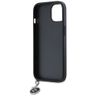 Karl Lagerfeld KLHCP15SPSAKDGCK iPhone 15 / 14 / 13 6.1" czarny/black hardcase Saffiano Rhinestones & Charm na NearMe.pl