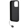 Karl Lagerfeld KLHCP15LPSAKDGCK iPhone 15 Pro 6.1" czarny/black hardcase Saffiano Rhinestones & Charm na NearMe.pl