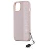 Karl Lagerfeld KLHCP15SPSAKDGCP iPhone 15 / 14 / 13 6.1" różowy/pink hardcase Saffiano Rhinestones & Charm na NearMe.pl