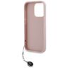 Karl Lagerfeld KLHCP15LPSAKDGCP iPhone 15 Pro 6.1" różowy/pink hardcase Saffiano Rhinestones & Charm na NearMe.pl