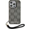Karl Lagerfeld KLHCP15LHKDPNSK iPhone 15 Pro 6.1" czarny/black hardcase IML Mono KL Pattern & Cord na NearMe.pl