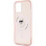 Karl Lagerfeld KLHMP12MHFCCNOP iPhone 12/12 Pro 6.1" różowy/pink hardcase IML Choupette MagSafe na NearMe.pl