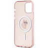 Karl Lagerfeld KLHMP12MHFCCNOP iPhone 12/12 Pro 6.1" różowy/pink hardcase IML Choupette MagSafe na NearMe.pl