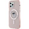 Karl Lagerfeld KLHMP12MHFCCNOP iPhone 12/12 Pro 6.1" różowy/pink hardcase IML Choupette MagSafe na NearMe.pl