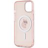 Karl Lagerfeld KLHMP14SHFCCNOP iPhone 14 / 15 / 13 6.1" różowy/pink hardcase IML Choupette MagSafe na NearMe.pl