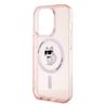 Karl Lagerfeld KLHMP14XHFCCNOP iPhone 14 Pro Max 6.7" różowy/pink hardcase IML Choupette MagSafe na NearMe.pl