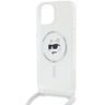 Karl Lagerfeld KLHMP15SHCCHNT iPhone 15 / 14 / 13 6.1" hardcase transparent IML Choupette Head & Cord Magsafe na NearMe.pl