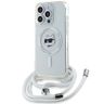 Karl Lagerfeld KLHMP14XHCCHNT iPhone 14 Pro Max 6.7" hardcase transparent IML Choupette Head & Cord Magsafe na NearMe.pl