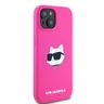 Karl Lagerfeld KLHMP15SSCHPPLF iPhone 15 / 14 / 13 6.1" różowy/fuschia hardcase Silicone Choupette Head MagSafe na NearMe.pl
