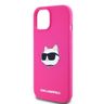 Karl Lagerfeld KLHMP15SSCHPPLF iPhone 15 / 14 / 13 6.1" różowy/fuschia hardcase Silicone Choupette Head MagSafe na NearMe.pl