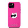 Karl Lagerfeld KLHMP15SSCHPPLF iPhone 15 / 14 / 13 6.1" różowy/fuschia hardcase Silicone Choupette Head MagSafe na NearMe.pl