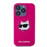 Karl Lagerfeld KLHMP15XSCHPPLF iPhone 15 Pro Max 6.7" różowy/fuschia hardcase Silicone Choupette Head MagSafe na NearMe.pl