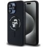 Karl Lagerfeld KLHMP15XSCMKCRHK iPhone 15 Pro Max 6.7" czarny/black hardcase Silicone Karl & Choupette Ring MagSafe na NearMe.pl