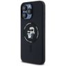 Karl Lagerfeld KLHMP15XSCMKCRHK iPhone 15 Pro Max 6.7" czarny/black hardcase Silicone Karl & Choupette Ring MagSafe na NearMe.pl