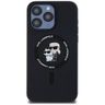 Karl Lagerfeld KLHMP15XSCMKCRHK iPhone 15 Pro Max 6.7" czarny/black hardcase Silicone Karl & Choupette Ring MagSafe na NearMe.pl