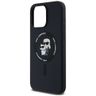 Karl Lagerfeld KLHMP15XSCMKCRHK iPhone 15 Pro Max 6.7" czarny/black hardcase Silicone Karl & Choupette Ring MagSafe na NearMe.pl