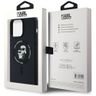 Karl Lagerfeld KLHMP15XSCMKCRHK iPhone 15 Pro Max 6.7" czarny/black hardcase Silicone Karl & Choupette Ring MagSafe na NearMe.pl
