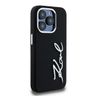 Karl Lagerfeld KLHCP15LSCMSMVK iPhone 15 Pro 6.1" czarny/black hardcase Silicone Metal Script Logo na NearMe.pl