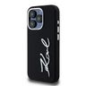 Karl Lagerfeld KLHCP15LSCMSMVK iPhone 15 Pro 6.1" czarny/black hardcase Silicone Metal Script Logo na NearMe.pl