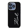 Karl Lagerfeld KLHCP15LSCMSMVK iPhone 15 Pro 6.1" czarny/black hardcase Silicone Metal Script Logo na NearMe.pl