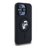 Karl Lagerfeld KLHMP15LSCMKCRHK iPhone 15 Pro 6.1" czarny/black hardcase Silicone Karl & Choupette MagSafe na NearMe.pl