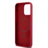 Karl Lagerfeld KLHMP15XSCMKCRHR iPhone 15 Pro Max 6.7" czerwony/red hardcase Silicone Karl & Choupette Ring MagSafe na NearMe.pl