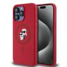 Karl Lagerfeld KLHMP15XSCMKCRHR iPhone 15 Pro Max 6.7" czerwony/red hardcase Silicone Karl & Choupette Ring MagSafe na NearMe.pl