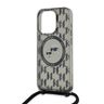 Karl Lagerfeld KLHMP15LHCKCKLCK iPhone 15 Pro 6.1" czarny/black hardcase IML Crossbody Monogram Karl & Choupette Head MagSafe na NearMe.pl