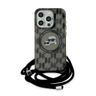 Karl Lagerfeld KLHMP15LHCKCKLCK iPhone 15 Pro 6.1" czarny/black hardcase IML Crossbody Monogram Karl & Choupette Head MagSafe na NearMe.pl