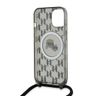 Karl Lagerfeld KLHMP15SHCKCKLCK iPhone 15 / 14 / 13 6.1" czarny/black hardcase IML Crossbody Monogram Karl & Choupette Head MagSafe na NearMe.pl