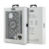 Karl Lagerfeld KLHMP15SHCKCKLCK iPhone 15 / 14 / 13 6.1" czarny/black hardcase IML Crossbody Monogram Karl & Choupette Head MagSafe na NearMe.pl