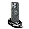 Karl Lagerfeld KLHMP15XHCKCKLCK iPhone 15 Pro Max 6.7" czarny/black hardcase IML Crossbody Monogram Karl & Choupette Head MagSafe na NearMe.pl