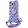 Karl Lagerfeld KLHMP15LHCKCKLCU iPhone 15 Pro 6.1" fioletowy/purple hardcase IML Crossbody Monogram Karl & Choupette Head MagSafe na NearMe.pl