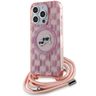 Karl Lagerfeld KLHMP15LHCKCKLCP iPhone 15 Pro 6.1" różowy/pink hardcase IML Crossbody Monogram Karl & Choupette Head MagSafe na NearMe.pl