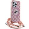 Karl Lagerfeld KLHMP15LHCKCKLCP iPhone 15 Pro 6.1" różowy/pink hardcase IML Crossbody Monogram Karl & Choupette Head MagSafe na NearMe.pl
