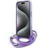 Karl Lagerfeld KLHMP15SHCKCKLCU iPhone 15 / 14 / 13 6.1" fioletowy/purple hardcase IML Crossbody Monogram Karl & Choupette Head MagSafe na NearMe.pl