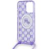 Karl Lagerfeld KLHMP15XHCKCKLCU iPhone 15 Pro Max 6.7" fioletowy/purple hardcase IML Crossbody Monogram Karl & Choupette Head MagSafe na NearMe.pl