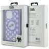 Karl Lagerfeld KLHMP15XHCKCKLCU iPhone 15 Pro Max 6.7" fioletowy/purple hardcase IML Crossbody Monogram Karl & Choupette Head MagSafe na NearMe.pl