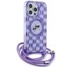 Karl Lagerfeld KLHMP15XHCKCKLCU iPhone 15 Pro Max 6.7" fioletowy/purple hardcase IML Crossbody Monogram Karl & Choupette Head MagSafe na NearMe.pl