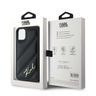 Karl Lagerfeld KLHCN61PQDSMGK iPhone 11 / Xr 6.1" czarny/black hardcase Diagonal Quilted Script na NearMe.pl