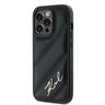 Karl Lagerfeld KLHCP13LPQDSMGK iPhone 13 Pro / 13 6.1" czarny/black hardcase Diagonal Quilted Script na NearMe.pl