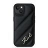 Karl Lagerfeld KLHCP15MPQDSMGK iPhone 15 Plus / 14 Plus 6.7" czarny/black hardcase Diagonal Quilted Script na NearMe.pl