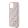 Karl Lagerfeld KLHCN61PQDSMGP iPhone 11 / Xr 6.1" różowy/pink hardcase Diagonal Quilted Script na NearMe.pl