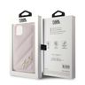 Karl Lagerfeld KLHCN61PQDSMGP iPhone 11 / Xr 6.1" różowy/pink hardcase Diagonal Quilted Script na NearMe.pl