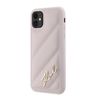 Karl Lagerfeld KLHCN61PQDSMGP iPhone 11 / Xr 6.1" różowy/pink hardcase Diagonal Quilted Script na NearMe.pl