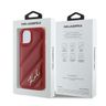 Karl Lagerfeld KLHCP15SPQDSMGR iPhone 15 / 14 / 13 6.1" czerwony/red hardcase Diagonal Quilted Script na NearMe.pl