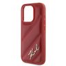 Karl Lagerfeld KLHCP15LPQDSMGR iPhone 15 Pro 6.1" czerwony/red hardcase Diagonal Quilted Script na NearMe.pl