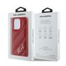 Karl Lagerfeld KLHCP15LPQDSMGR iPhone 15 Pro 6.1" czerwony/red hardcase Diagonal Quilted Script na NearMe.pl