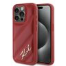 Karl Lagerfeld KLHCP15LPQDSMGR iPhone 15 Pro 6.1" czerwony/red hardcase Diagonal Quilted Script na NearMe.pl